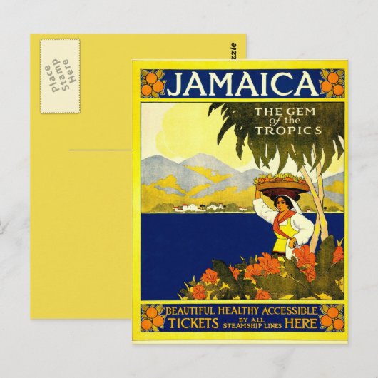Jamaica  briefkaart (Voorkant / Achterkant)