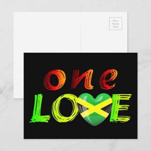 Jamaïca Briefkaart (Voorkant / Achterkant)