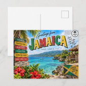 Jamaica Briefkaart (Voorkant / Achterkant)