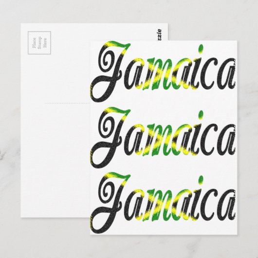 Jamaica Briefkaart (Voorkant / Achterkant)