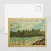 Jamaica Briefkaart Vintage Travel (Voorkant / Achterkant)