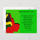 Jamaica briefkaarten ter gelegenheid van de 50ste  (Voorkant / Achterkant)