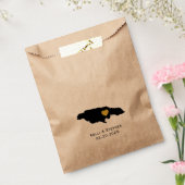 Jamaica bruiloft gunst trakteren zakken, kaart ges bedankzakje (Gezegeld)