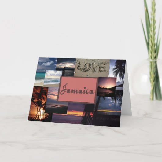 Jamaica bruiloft uitnodiging (Voorkant)