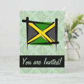 Jamaica Brush Flag Kaart (Staand voorkant)