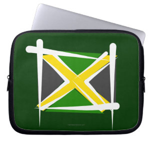 Jamaica Brush Flag Laptop Sleeve