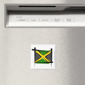 Jamaica Brush Flag Magneet (Insitu (Vaatwasser))