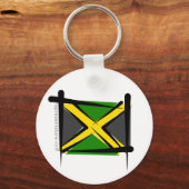 Jamaica Brush Flag Sleutelhanger (Voorkant)