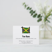 Jamaica Brush Flag Visitekaartje (Staand voorkant)