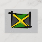 Jamaica Brush Flag Visitekaartje (Achterkant)
