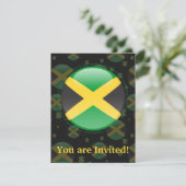 Jamaica Bubble Flag Kaart (Staand voorkant)