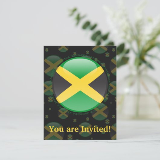 Jamaica Bubble Flag Kaart (Staand voorkant)