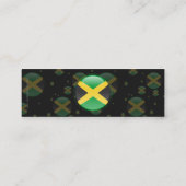 Jamaica Bubble Flag Mini Visitekaartje (Achterkant)