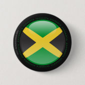 Jamaica Bubble Flag Ronde Button 5,7 Cm (Voorkant)