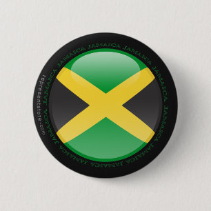 Jamaica Bubble Flag Ronde Button 5,7 Cm