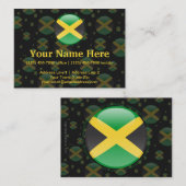 Jamaica Bubble Flag Visitekaartje (Voorkant / Achterkant)