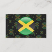 Jamaica Bubble Flag Visitekaartje (Achterkant)