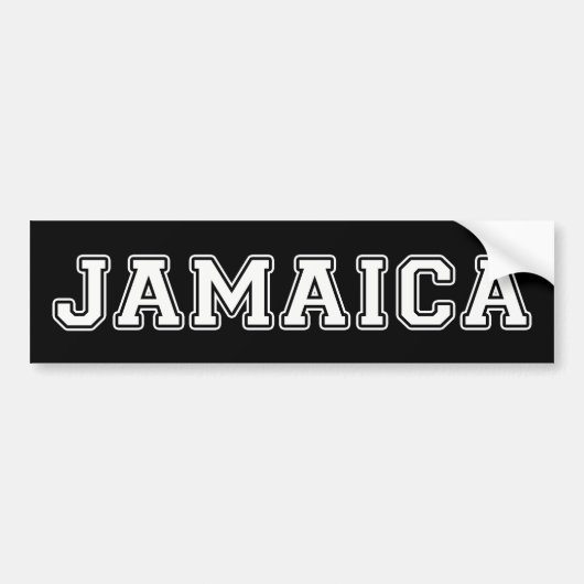 Jamaica Bumpersticker (Voorkant)