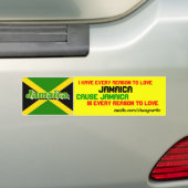 jamaica bumpersticker (Op auto)