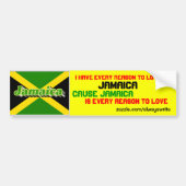 jamaica bumpersticker (Voorkant)