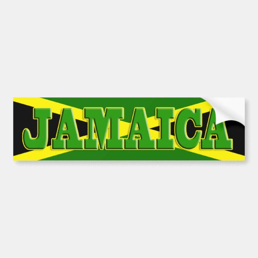 Jamaica Bumpersticker (Voorkant)