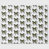 Jamaica Butterfly Shadow Monogram Cadeaupapier (Vlak)
