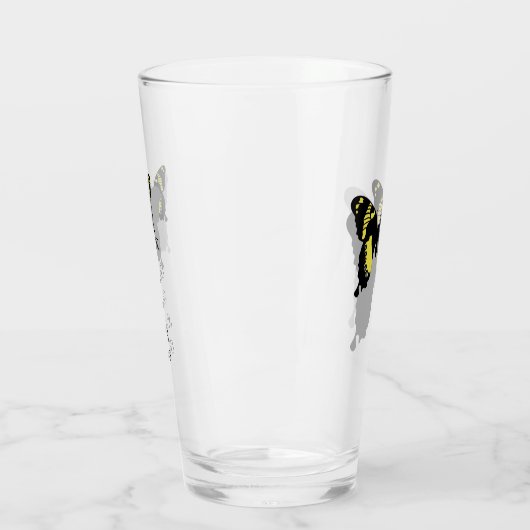 Jamaica Butterfly Shadow Monogram Glas (Links)