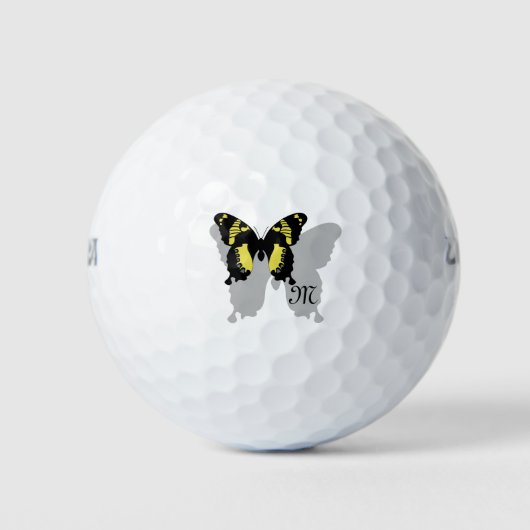 Jamaica Butterfly Shadow Monogram Golfballen (Voorkant)