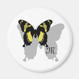 Jamaica Butterfly Shadow Monogram Magneet