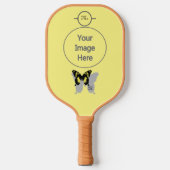 Jamaica Butterfly Shadow Monogram Pickleball Paddle (Voorkant)