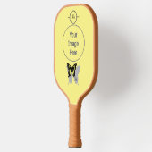 Jamaica Butterfly Shadow Monogram Pickleball Paddle (Links)