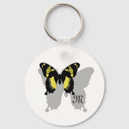 Jamaica Butterfly Shadow Monogram Sleutelhanger