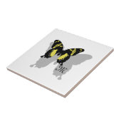 Jamaica Butterfly Shadow Monogram Tegeltje (Zijkant)