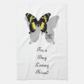 Jamaica Butterfly Shadow Monogram Theedoek (Verticaal)