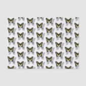 Jamaica Butterfly Shadow Monogram Tissuepapier (Voorkant)