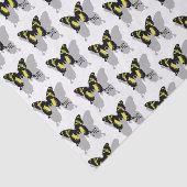 Jamaica Butterfly Shadow Monogram Tissuepapier (Detail)