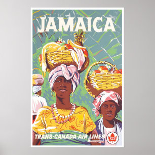 Jamaica Cadeau Jamaicaanse Reisposter TCA Kunstpri Poster