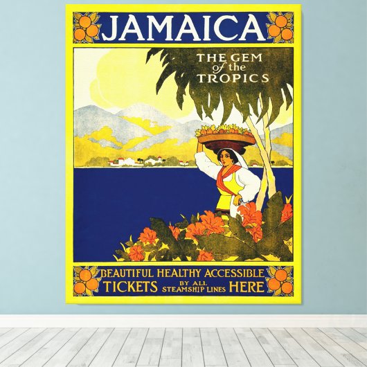 Jamaica Canvas Afdruk (Insitu (Houten vloer))