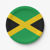 Jamaica Caraïben Jamaicaanse vlag Papieren Bordje (Voorkant)