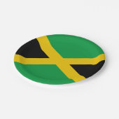 Jamaica Caraïben Jamaicaanse vlag Papieren Bordje (Gekanteld)