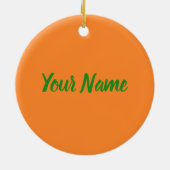 Jamaica caribische boon retro flag vacation  keramisch ornament (Achterkant)