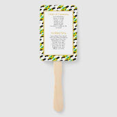 JAMAICA Christelijk Aangepast huwelijksprogramma Handwaaier (Achterkant)