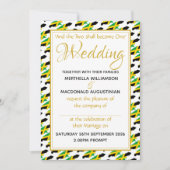 JAMAICA Christelijke Schrift Custom Wedding Kaart (Voorkant)