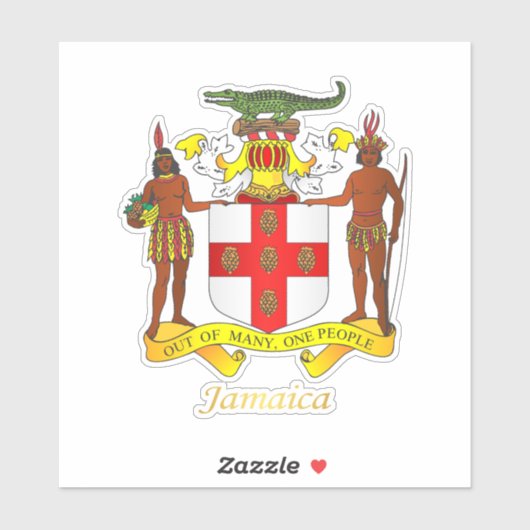 Jamaica COA Sticker (Vel)