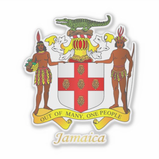 Jamaica COA Sticker (Voorkant)