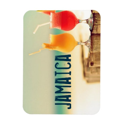 Jamaica cocktails magneet (Verticaal)