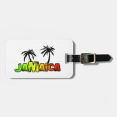 Jamaica coconut bomen bagagelabel (Voorkant horizontaal)