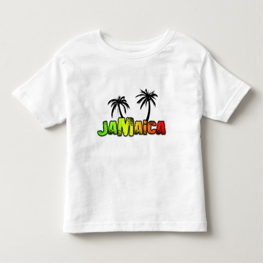 Jamaica coconut bomen kinderT-shirt Kinder Shirts (Voorkant)