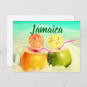 Jamaica coconuts briefkaart (Voorkant / Achterkant)