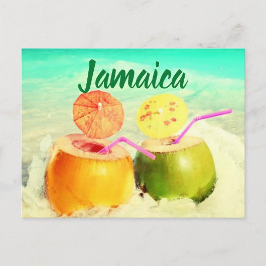Jamaica coconuts briefkaart (Voorkant)
